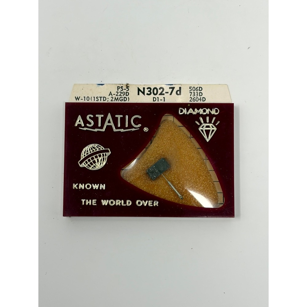 Astatic N302-7d Diamond Stylus Needle for Electro Voice Records PS-5 A-229D 506D